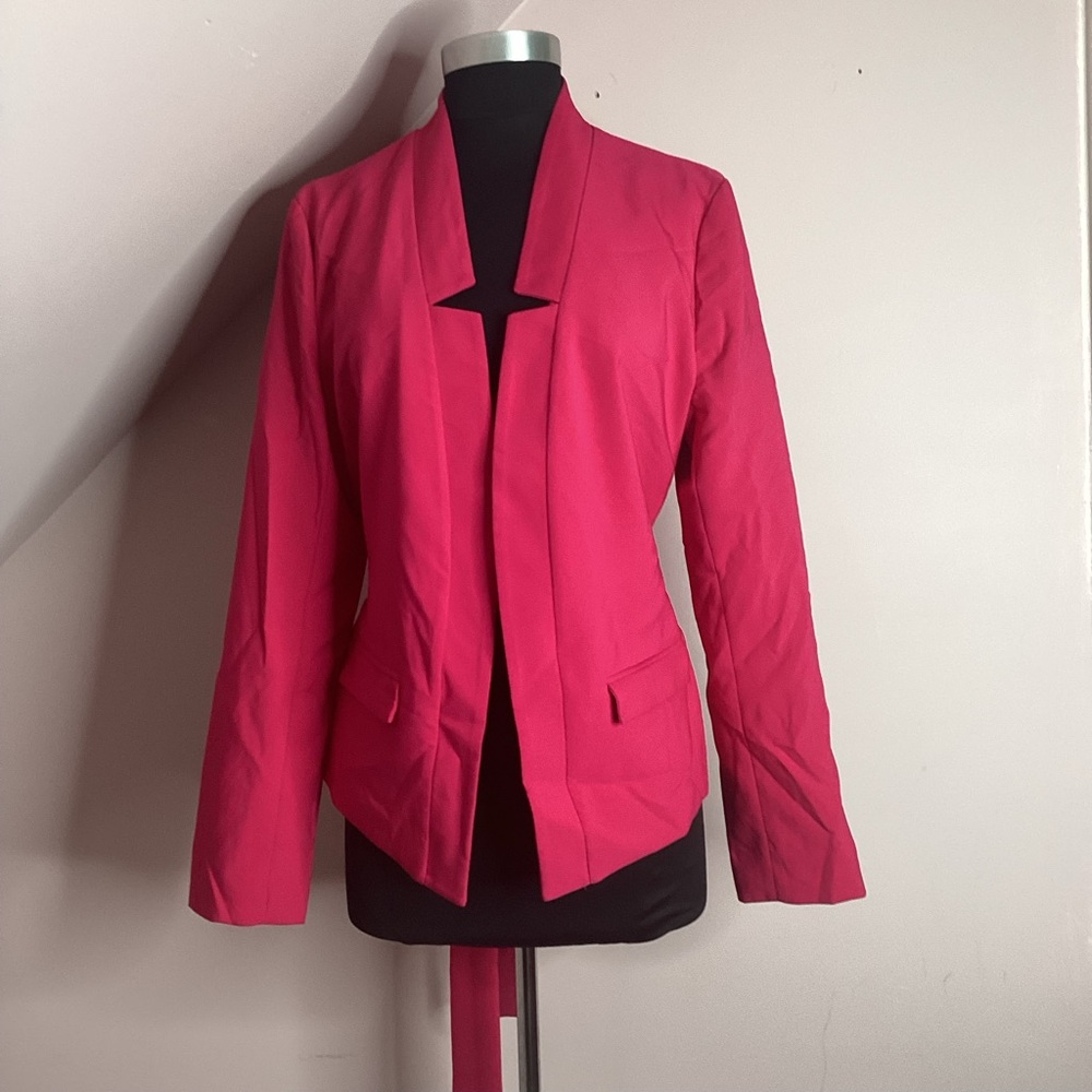 New York & Company Pink Pantsuit Modern Fitted Design